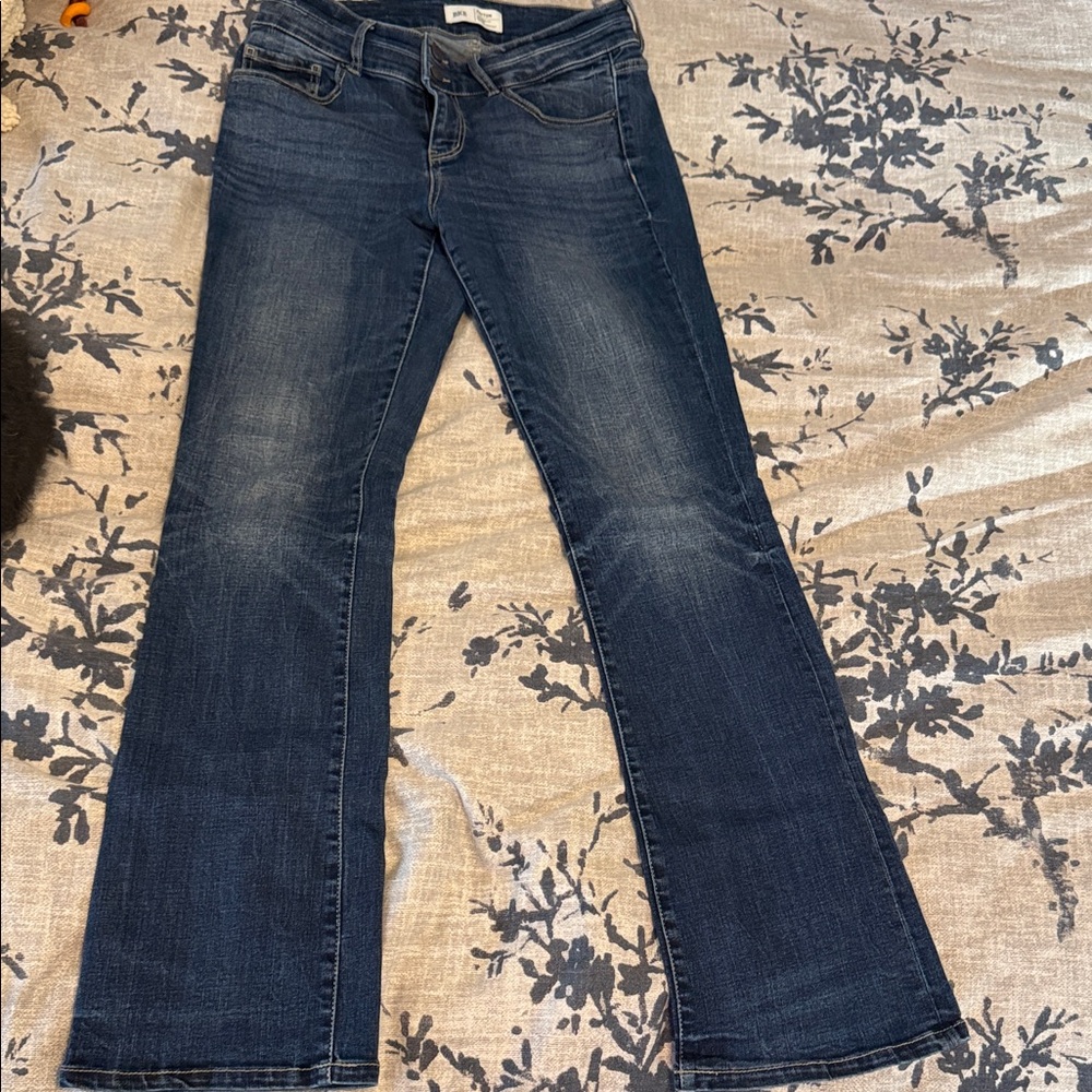 BKE Women's Dark Blue Boot Cut Jeans